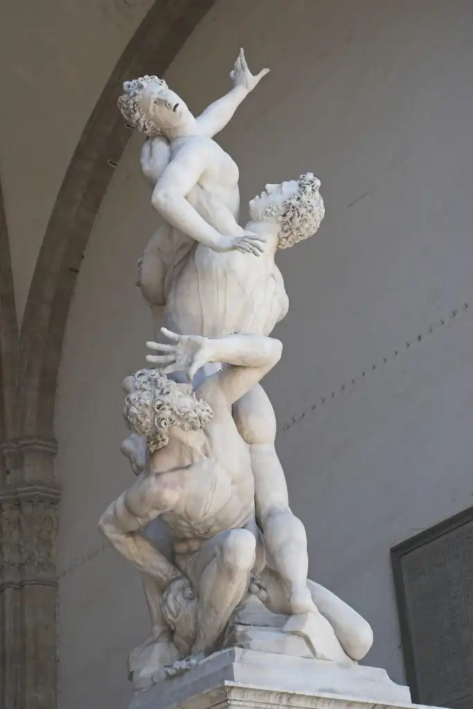 Abduction of a Sabine Woman by Giambologna, 1579–1583