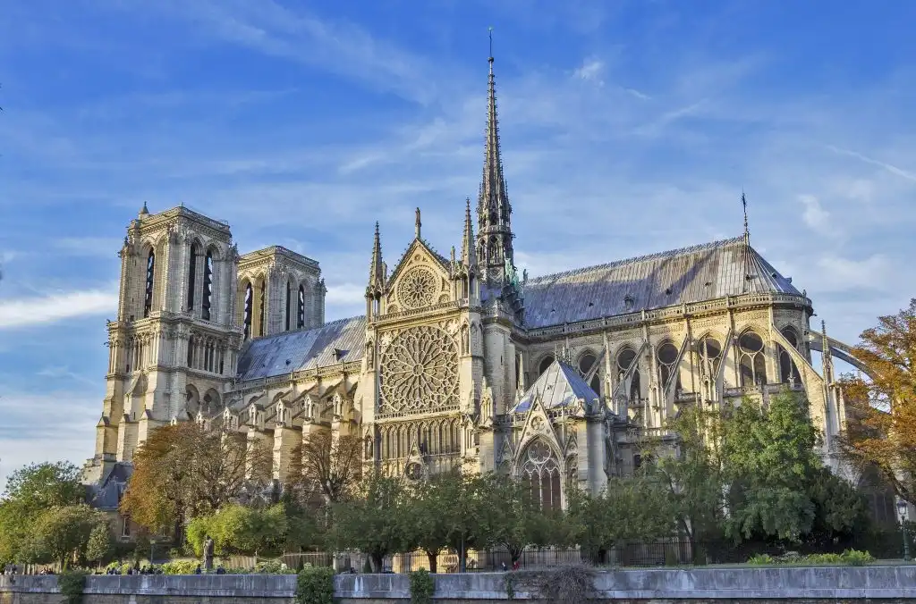 Notre Dame is an example of medieval art
