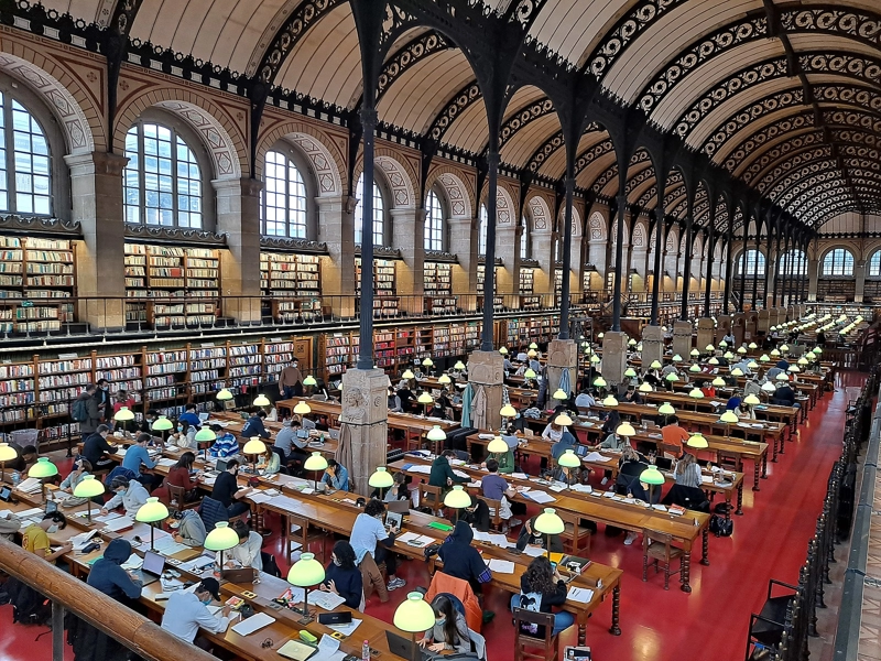 La salle Labrouste in Bibliothèque Nationale