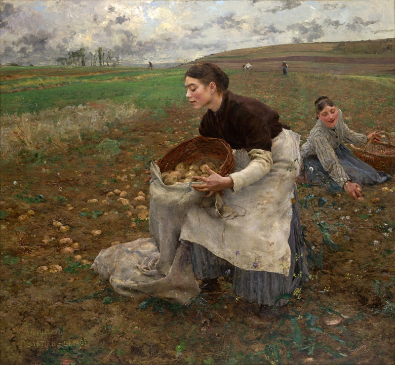 October by Jules Bastien-Lepage, 1878