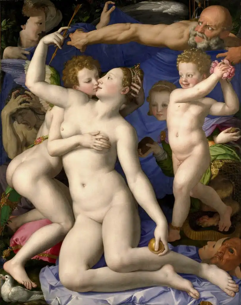 Venus, Cupid, Folly and Time, Angelo Bronzino, 1540