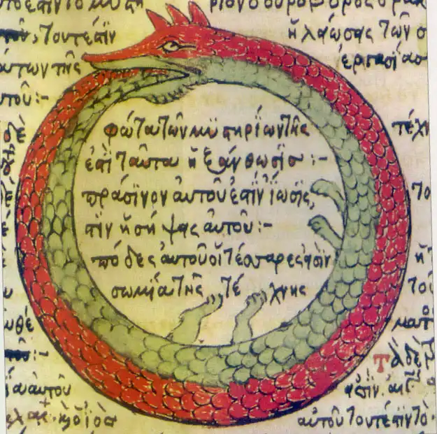 Ouroboros is one of the most well known alchemical concepts
