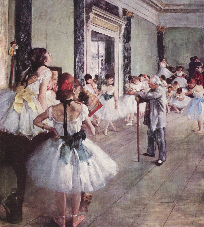 The Dance Class by Edgar Degas, 1875