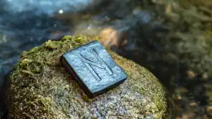 Hagalaz, the rune of hail, represents sudden disruption and transformation.