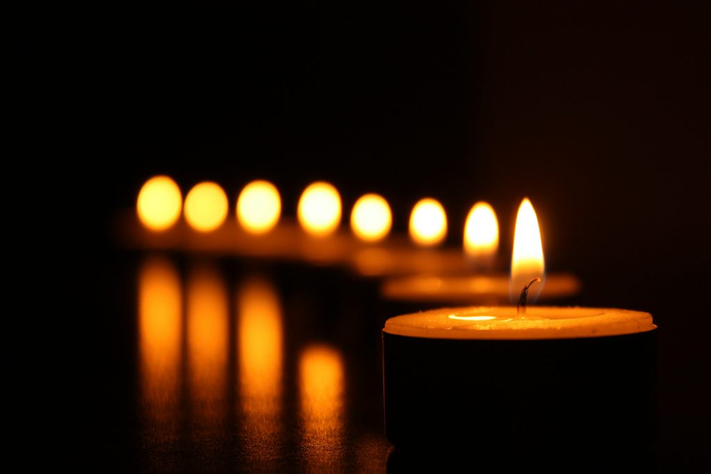 Lighted candle can be used to handle grief with witchcraft