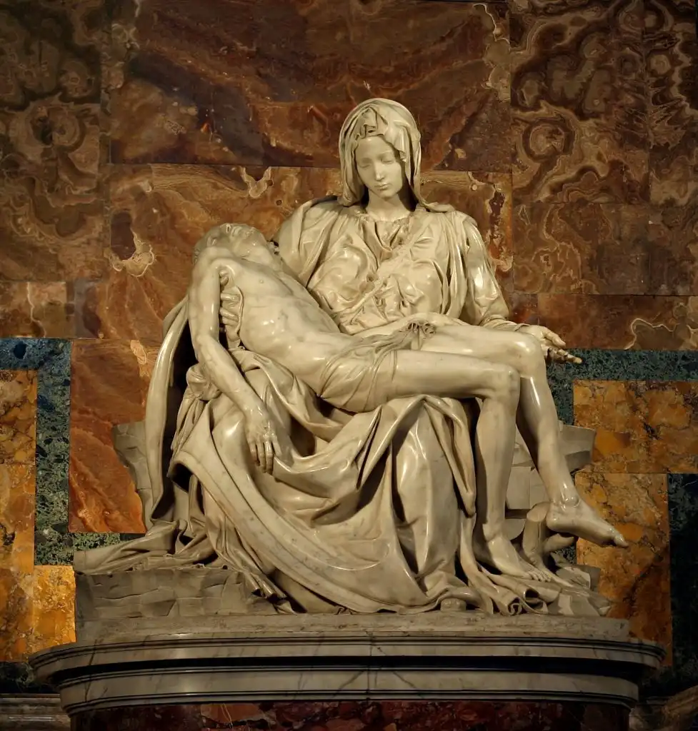 Michelangelo Buonarroti's La Madonna della Pietà in Saint Peter's Basilica, 1498–1499