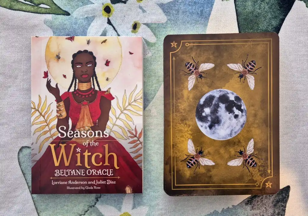 Seasons of the Witch: Beltane Oracle - Guidebook and the deck