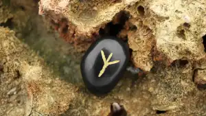 Algiz is the rune of protection, spiritual guidance, and inner strength.