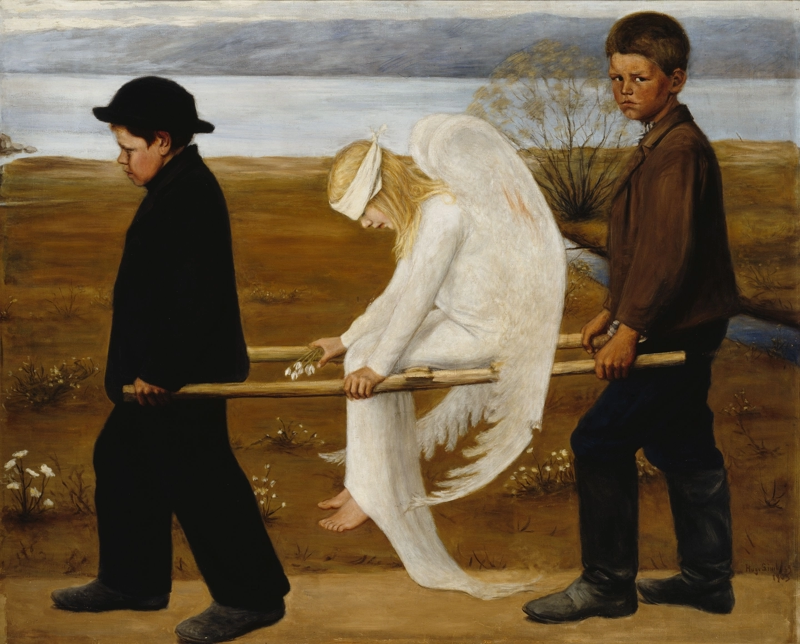 The Wounded Angel by Hugo Simberg, 1903