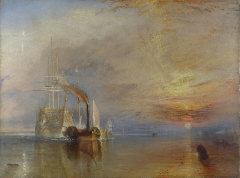 The Fighting Temeraire by J. M. W. Turner, 1839