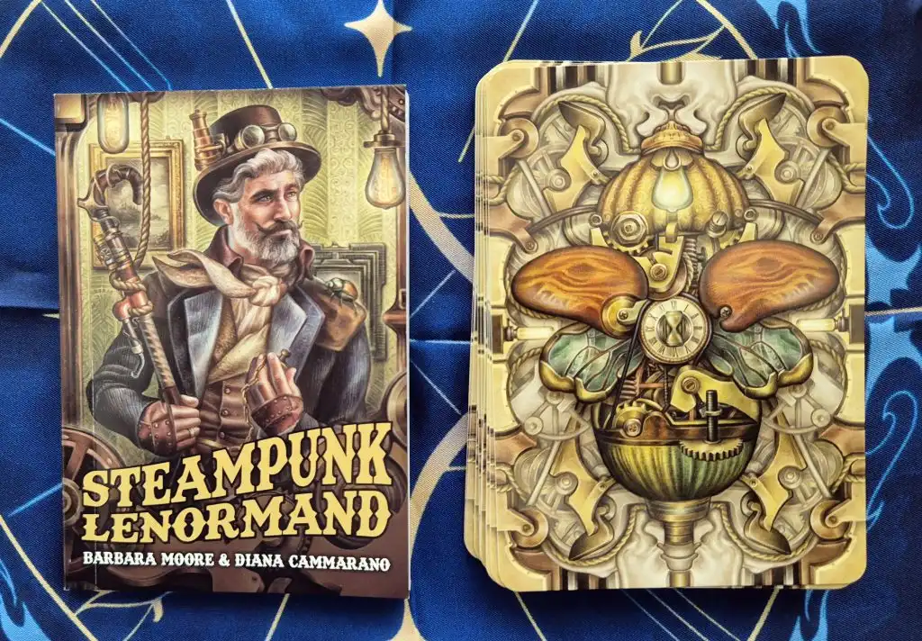 Steampunk Lenormand Guidebook and Cards